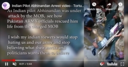 ভারতীয় পাইলট পিটুনির ভিডিও ফাঁস!