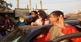 নৌকার প্রচারণায় ফেরদৌস-অপু