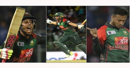 ক্রিকইনফোর বর্ষসেরা তালিকায় মুশফিক-রিয়াদ-সাকিব
