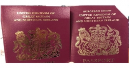 ব্রিটিশ পাসপোর্ট থেকে উঠে গেল ‘ইউরোপিয়ান ইউনিয়ন’ ব্রিটিশ পাসপোর্ট থেকে উঠে গেল ‘ইউরোপিয়ান ইউনিয়ন’