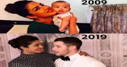 ভাইরাল প্রিয়াঙ্কা-নিকের ‘টেন ইয়ার চ্যালেঞ্জ’