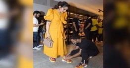 সন্তানসম্ভবা সোনমের জুতার ফিতা বেঁধে দেন স্বামী আনন্দ সন্তানসম্ভবা সোনমের জুতার ফিতা বেঁধে দেন স্বামী আনন্দ