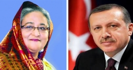 শেখ হাসিনাকে এরদোয়ানের অভিনন্দন