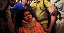 আক্রমণের শিকার হলেন ভারতের মন্দিরে প্রবেশ করা সেই নারী