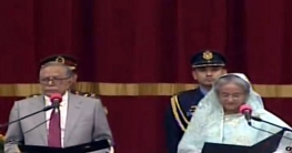 চতুর্থবারের মতো প্রধানমন্ত্রী হলেন শেখ হাসিনা