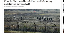 পাকিস্তানি বাহিনীর গুলিতে ৫ ভারতীয় সেনা নিহত