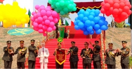 রামুতে ৫ ইউনিটের পতাকা উত্তোলন