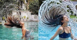 পোজ কপি করে ছবি তুললেন অভিনেত্রী পোজ কপি করে ছবি তুললেন অভিনেত্রী