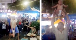 চার মাসের শিশুকে শূন্যে ছুড়ে রুশ দম্পতি গ্রেফতার