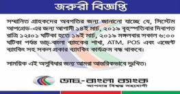 রাত ১২টা থেকে বন্ধ হচ্ছে ডাচ-বাংলা ব্যাংকের লেনদেন রাত ১২টা থেকে বন্ধ হচ্ছে ডাচ-বাংলা ব্যাংকের লেনদেন