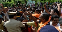 মন্দির বিক্ষোভে ঘি ঢালছে বিজেপি