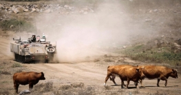 গোলান মালভূমিতে রকেট হামলা চালিয়েছে ইসরাইল
