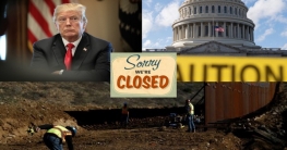 মেক্সিকান সীমান্তে দেয়াল নির্মান :বরাদ্ধ না পেয়ে অচল যুক্তরাষ্ট্র