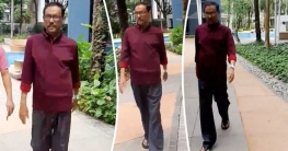 মর্নিং ওয়াক করছেন ওবায়দুল কাদের