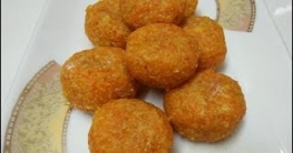 গাজরের নারিকেলি লাড্ডু