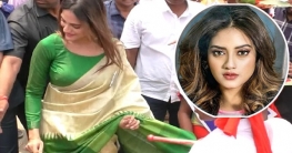 কোমর দুলিয়ে ভোট চাইলেন নুসরাত কোমর দুলিয়ে ভোট চাইলেন নুসরাত