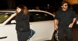 মেয়েকে বিদায় জানিয়ে আবেগী শাহরুখ