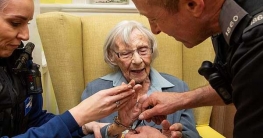 ১০৪ বছরের বৃদ্ধার জেলে যাওয়ার ইচ্ছাপূরণ