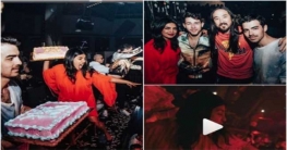 কেক ছুড়লেন প্রিয়াঙ্কা কেক ছুড়লেন প্রিয়াঙ্কা