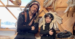 ছোট ছেলে আব্রামের সঙ্গে অদ্ভুত সাজে শাহরুখ ছোট ছেলে আব্রামের সঙ্গে অদ্ভুত সাজে শাহরুখ