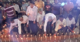 ২৫ মার্চ শহীদদের স্মরণে উন্মেষের মোমবাতি প্রজ্বলন