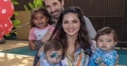 যমজ পুত্রের জন্মদিনের ভিডিও পোস্ট সানির