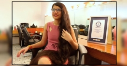 ১৬ বছরের কিশোরীর লম্বা চুলের বিশ্ব রেকর্ড