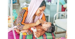 একদিনে হাম ও উপসর্গ নিয়ে মৃত্যু ১৭