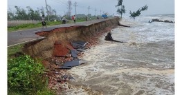 স্রোতে ভাঙছে মেরিন ড্রাইভ সড়ক, যোগাযোগ বিচ্ছিন্নের আশঙ্কা স্রোতে ভাঙছে মেরিন ড্রাইভ সড়ক, যোগাযোগ বিচ্ছিন্নের আশঙ্কা