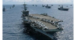 মার্কিন বিমানবাহী রণতরী লক্ষ্য করে ইরানের ড্রোন হামলা