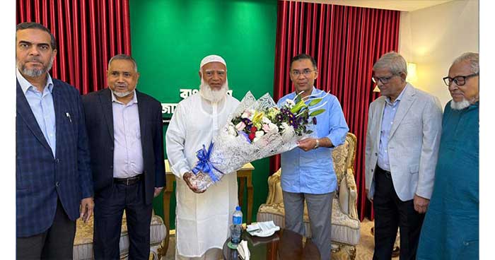 শফিকুর রহমান ও নাহিদের বাসায় তারেক রহমান শফিকুর রহমান ও নাহিদের বাসায় তারেক রহমান