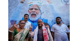 পশ্চিমবঙ্গে গেরুয়া ঝড়ে বাংলাদেশের সতর্কতা