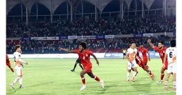 হামজার হেড আর সোহেলের রকেটে সহজ জয় বাংলাদেশের