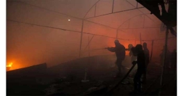 ইসরাইলি বোমায় বাষ্পে পরিণত হচ্ছে ফিলিস্তিনিরা