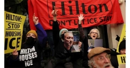 ম্যানহাটনে আইস বিরোধী বিক্ষোভকারীদের গ্রেপ্তার ম্যানহাটনে আইস বিরোধী বিক্ষোভকারীদের গ্রেপ্তার