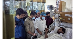 নুরকে দেখতে এয়ারপোর্ট থেকে সরাসরি ঢামেকে নাহিদ-সারজিস