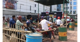 জ্বালানি তেলের জন্য প্রচণ্ড গরমে ঘণ্টার পর ঘণ্টা অপেক্ষা