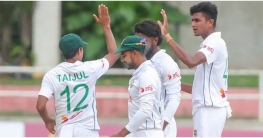 নাহিদ রানার ৫ উইকেট, ক্যারিবীয়দের ১৪৬ রানে গুটিয়ে লিড বাংলাদেশের