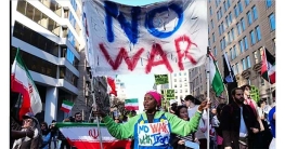 ইরানে হামলার প্রতিবাদে যুক্তরাষ্ট্রজুড়ে বিক্ষোভ