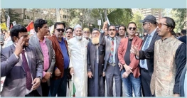 জাতিসংঘের সামনে যুক্তরাষ্ট্র বিএনপি’র সমাবেশ