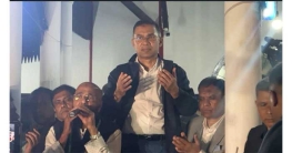 শ্বশুরবাড়ি গিয়ে ধানের শীষে ভোট চাইলেন তারেক রহমান