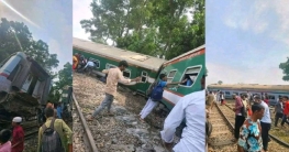 কুমিল্লায় ইঞ্জিনসহ ট্রেনের ৮ বগি লাইনচ্যুত